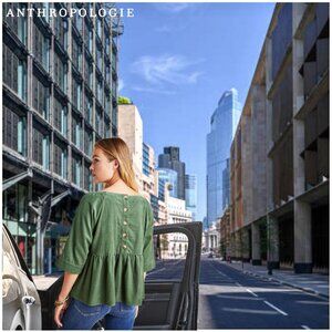 Anthropologie Maeve Maria Babydoll Blouse